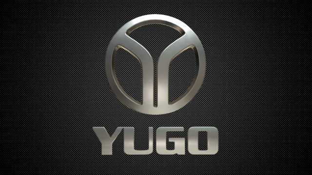 yugo logo Model 3D .c4d .max .obj .3ds .fbx .stl .blend 
