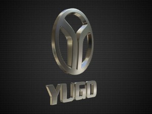 yugo logo Model 3D