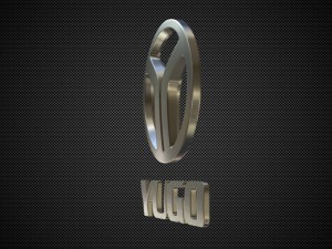 yugo logo Model 3D