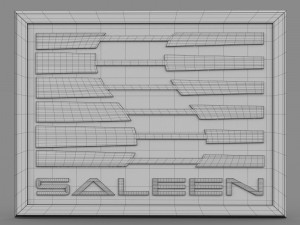 saleen logo 3D मॉडल