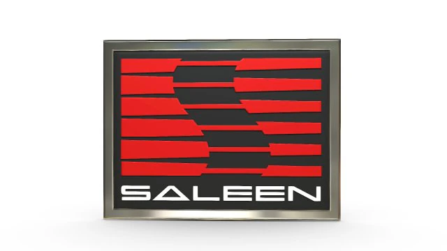 saleen logo 3D Model .c4d .max .obj .3ds .fbx .stl .blend 