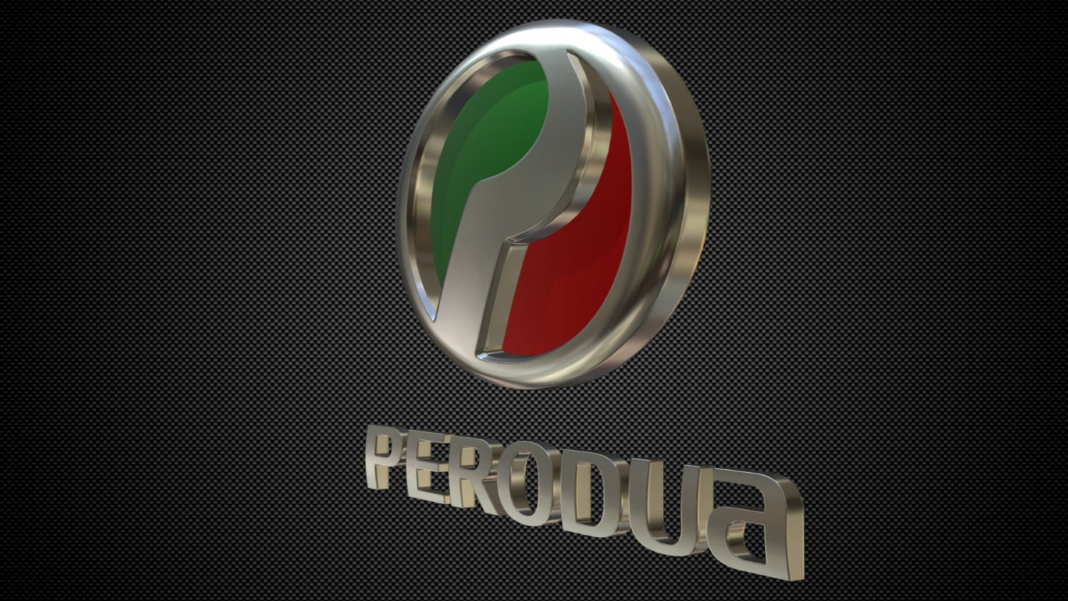 Perodua logo 3D Model in Parts of auto 3DExport