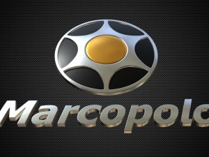 marcopolo logo 3Dモデル