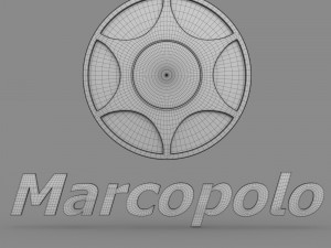 marcopolo logo 3Dモデル