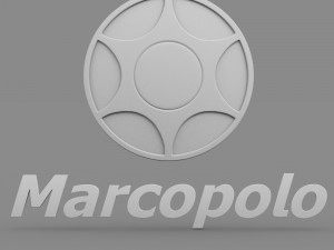 marcopolo logo 3Dモデル