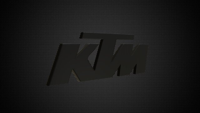 3D file KTM logo light box 📦・3D printable model to download・Cults