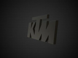 logo ktm Modello 3D