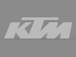 logo ktm Modello 3D