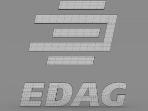 edag logo Model 3D