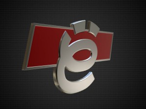 e mobile logo 3D Model