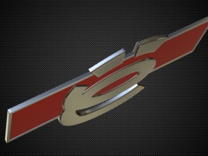 e mobile logo 3D Model