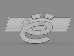 e mobile logo 3D Model