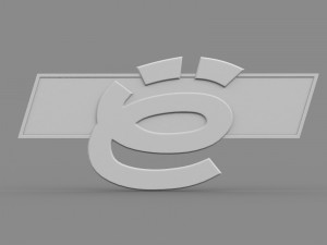 e mobile logo 3D Model