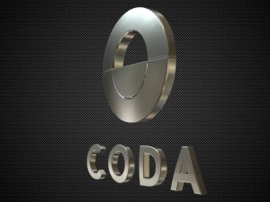coda logo 3D मॉडल