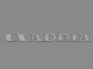 adria logo 3D 모델