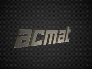 logo acmat Modello 3D