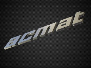 logo acmat Modello 3D