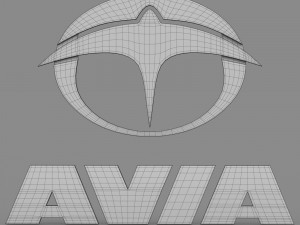 avia logo 2 3Dモデル