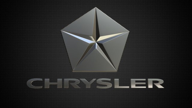 chrysler company logo 3D Model .c4d .max .obj .3ds .fbx .stl .blend 