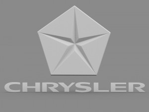 chrysler company logo 3D Model