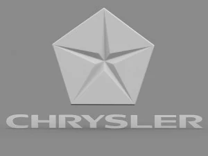 chrysler company logo 3D Model