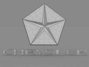 chrysler company logo 3D Model