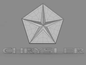 chrysler company logo 3D Model