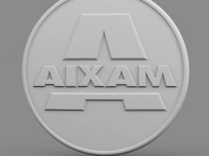 логотип аиксама 3D Модель