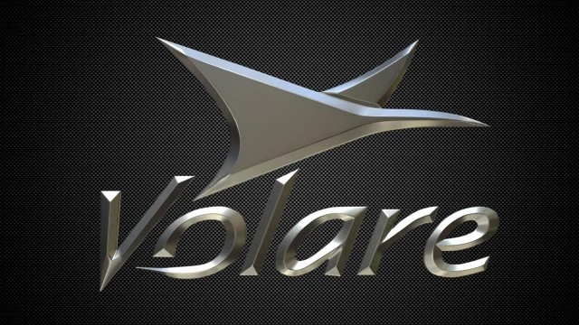 volare logo 3D Model .c4d .max .obj .3ds .fbx .stl .blend 