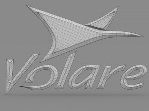 volare logo 3D Model