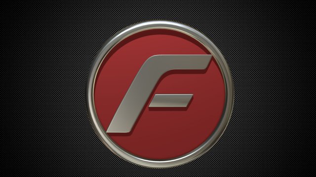 force logo 3D-Modell .c4d .max .obj .3ds .fbx .stl .blend 