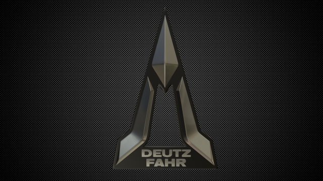 deutz fahr logo Modèle 3D .c4d .max .obj .3ds .fbx .stl .blend 