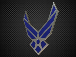 us air force logo Modelo 3D