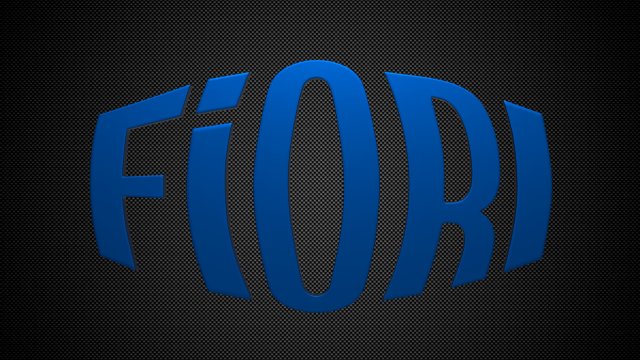 fiori logo 3D Model .c4d .max .obj .3ds .fbx .stl .blend 