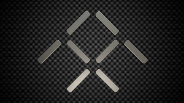 faraday future logo Modelo 3D .c4d .max .obj .3ds .fbx .stl .blend 