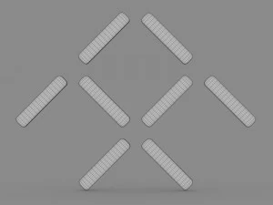 faraday future logo 3D Model