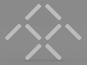 faraday future logo Modelo 3D