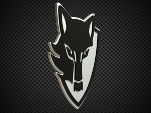 e wolf logo Modelo 3D