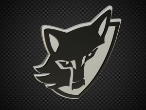 e wolf logo Modelo 3D