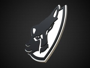 e wolf logo Modelo 3D