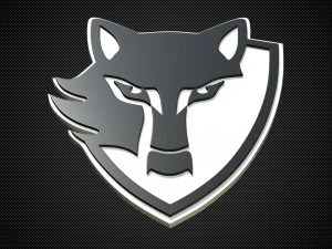 e wolf logo 3D Model