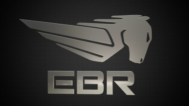 ebr logo Modèle 3D .c4d .max .obj .3ds .fbx .stl .blend 