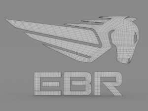 ebr logo Modèle 3D