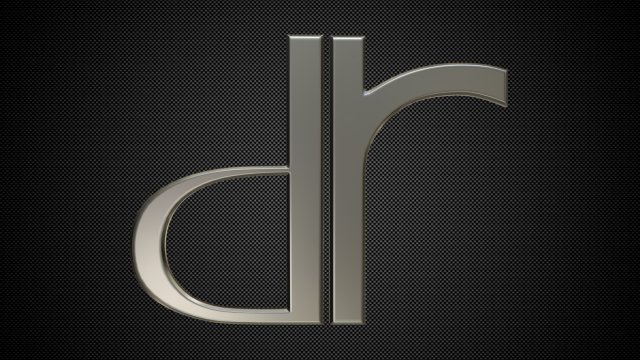 dr logo Modelo 3D .c4d .max .obj .3ds .fbx .stl .blend 
