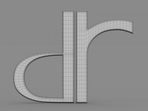 dr logo Modelo 3D
