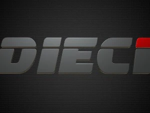 logo dieci Modello 3D