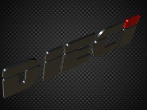 dieci logo 3D Model
