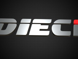 dieci logo 3D Model
