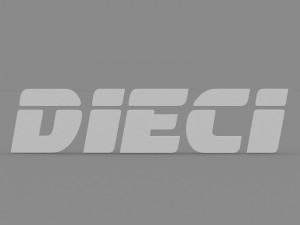 dieci logo 3D Model