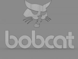 bobcat logo 3Dモデル